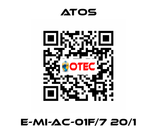 E-MI-AC-01F/7 20/1 Atos