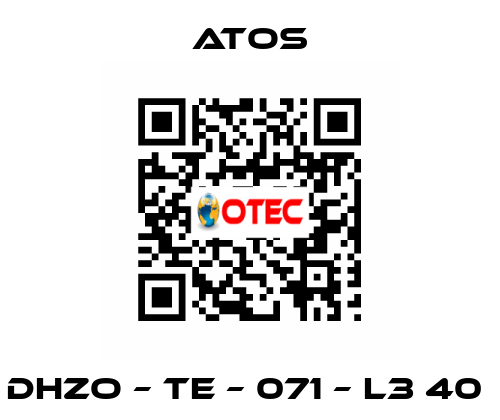DHZO – TE – 071 – L3 40  Atos