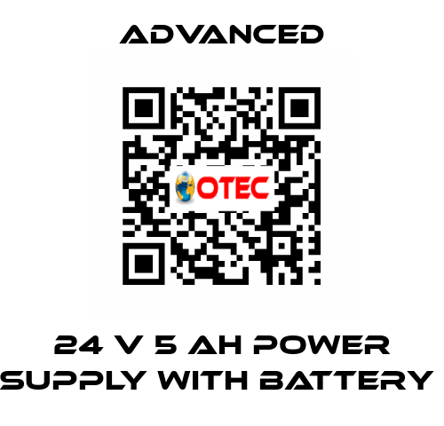 24 V 5 Ah Power Supply with Battery  Advanced