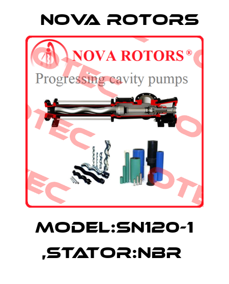 MODEL:SN120-1 ,STATOR:NBR  Nova Rotors