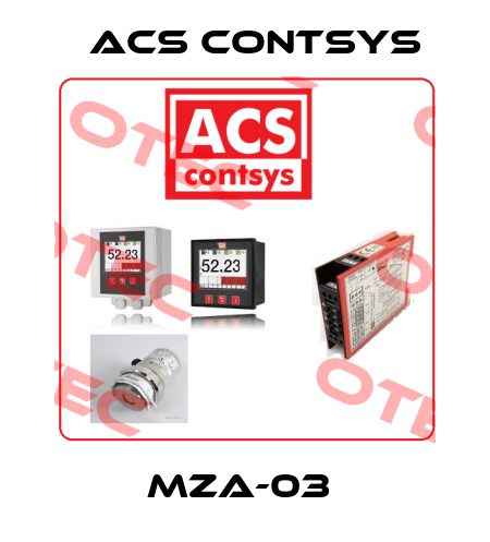 MZA-03  ACS CONTSYS