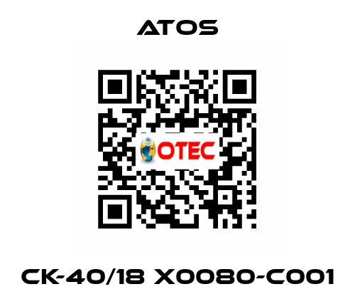 CK-40/18 X0080-C001 Atos