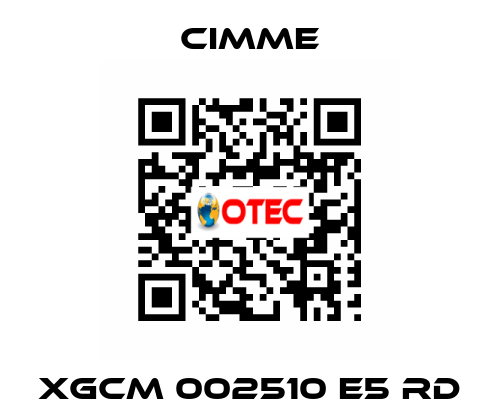 XGCM 002510 E5 RD Cimme