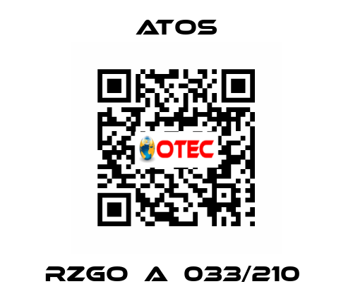 RZGO‐A‐033/210  Atos