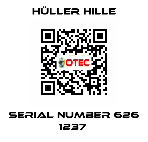 SERIAL NUMBER 626 1237  Hüller Hille