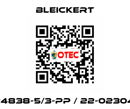 #4838-5/3-PP / 22-02304 Bleickert