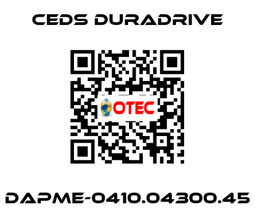 DAPME-0410.04300.45 Ceds Duradrive
