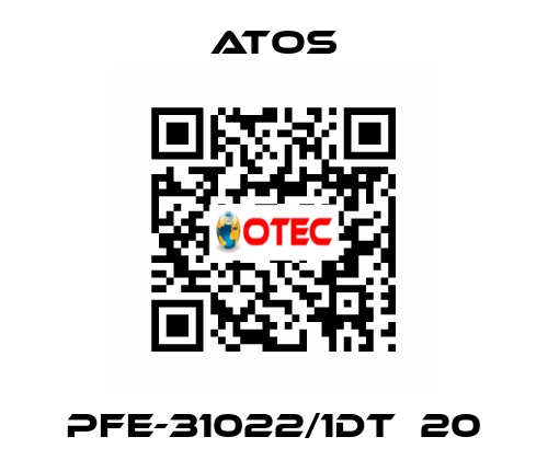 PFE-31022/1DT  20 Atos
