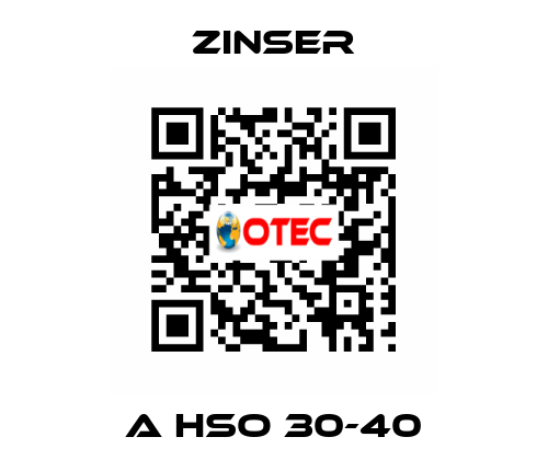 A HSO 30-40 Zinser