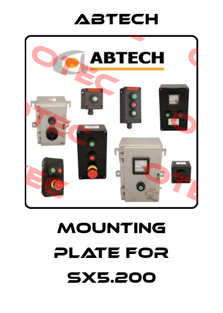 mounting plate for SX5.200 Abtech