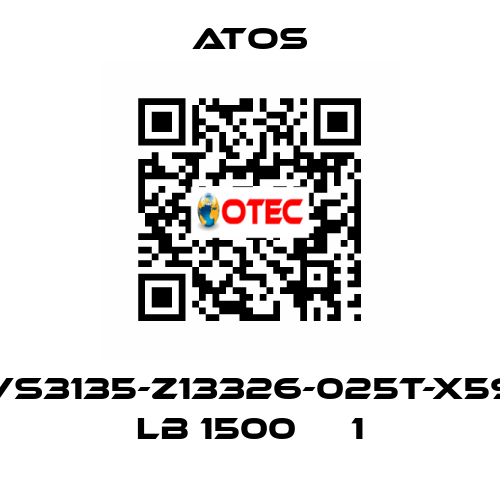 VS3135-Z13326-025T-X59 LB 1500 АС1 Atos