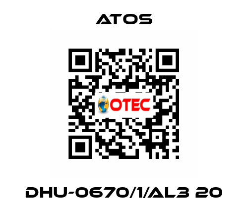 DHU-0670/1/AL3 20 Atos