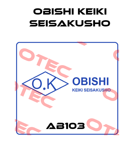 AB103  Obishi Keiki Seisakusho
