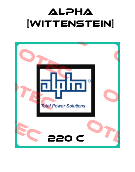 220 C  Alpha [Wittenstein]