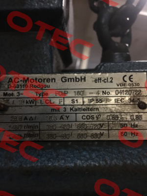 PDM-4-B35-22-180L-G-Z1, 180L, 22 kW  AC Motoren