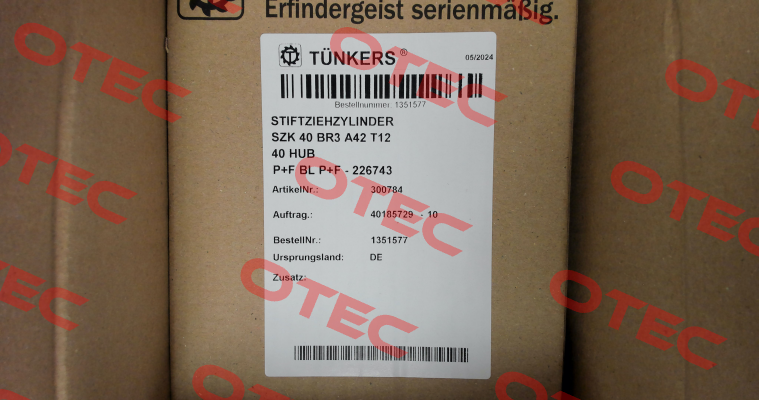 SZK 40 BR3 A42 T12 / 300784 Tünkers