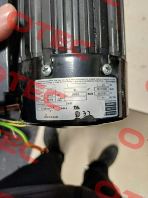 34R6BFCI SN:X760316 BODINE ELECTRIC
