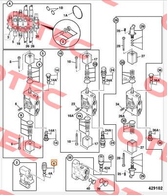 JCB Valve relief Husco