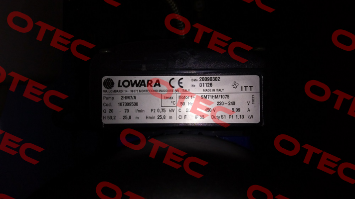 2HM7/A Lowara