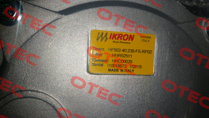 HHC00029 / HEK02-40.239-FS-RP025-VM-B17-B-570l/min. Ikron