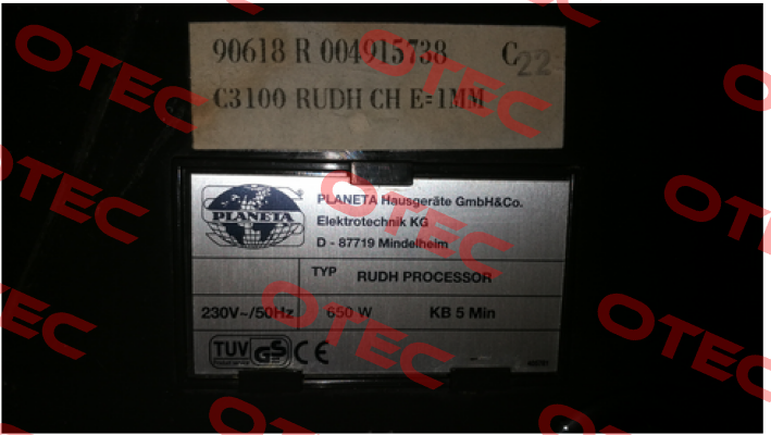 condenser for RUDH 90618 R 004915738  Aerovox