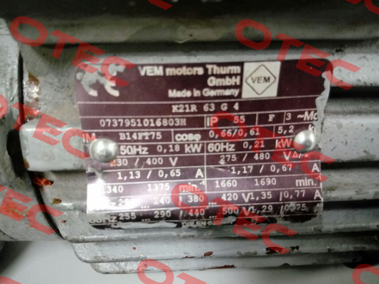 DM-4-B14K-0,18-63-A-Z0  AC Motoren