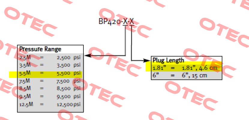 BP420-1/2-5.5M-1.81 Dynisco