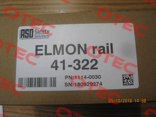 P/N: 1114-0030 Type: ELMON rail 41-322 ASO SAFETY