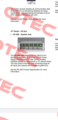 RC-600 19"-Rack Bruel-Kjaer