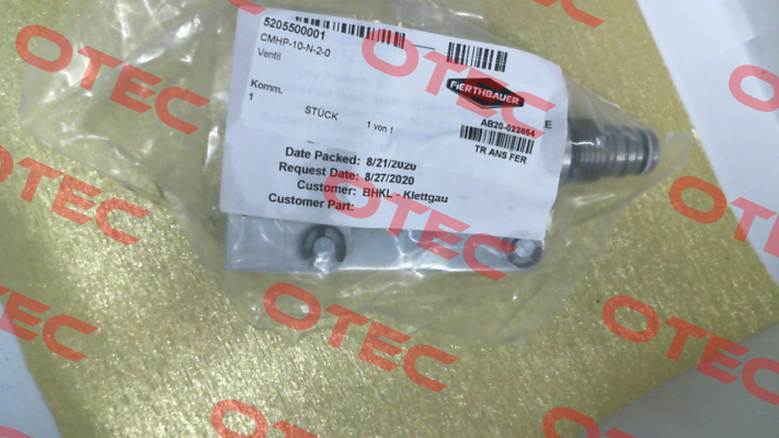 5205500001 / CMHP-10-N-2-0 Bucher