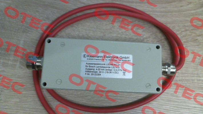 LSU4.9-AC-21 / 0,5-21%O2 / 4-20 mA Kleemann-Elektronik