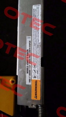 Stapling tongue for 438S2 & 438S2R   Bostitch