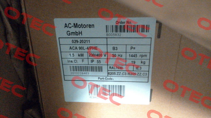 IE3AC09L4000 AC Motoren