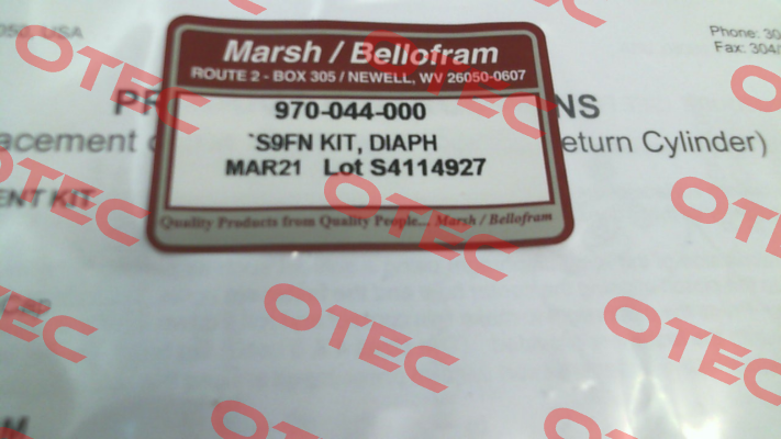 970-044-000 Bellofram