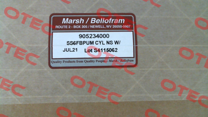 905-234-000 Bellofram