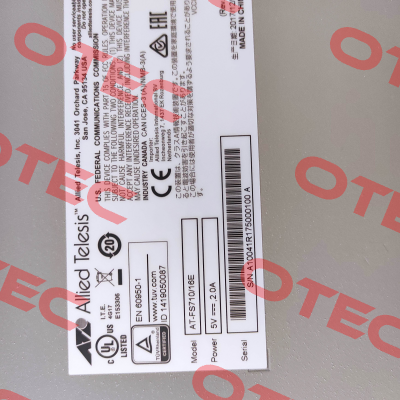 FS710/16E / 990-005846-60 Allied Telesis