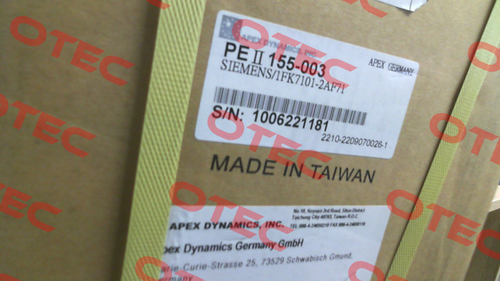 90155PEII155-003 Apex Dynamics