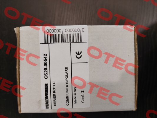 Z90035301012 / CS20-00542 Italweber