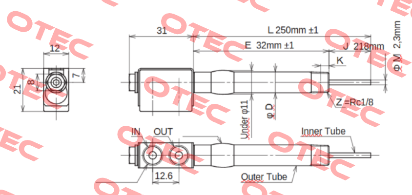 JC-KRM-10-L250-E32-J218-M2.3 Ahresty-tec