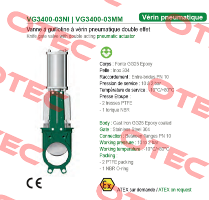 VG3400-03NI0100  Tecofi